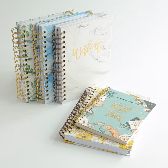 Planners and Notebooks School Supplies Bloc Note Customized Stationary Cheap Bulk Notebooks